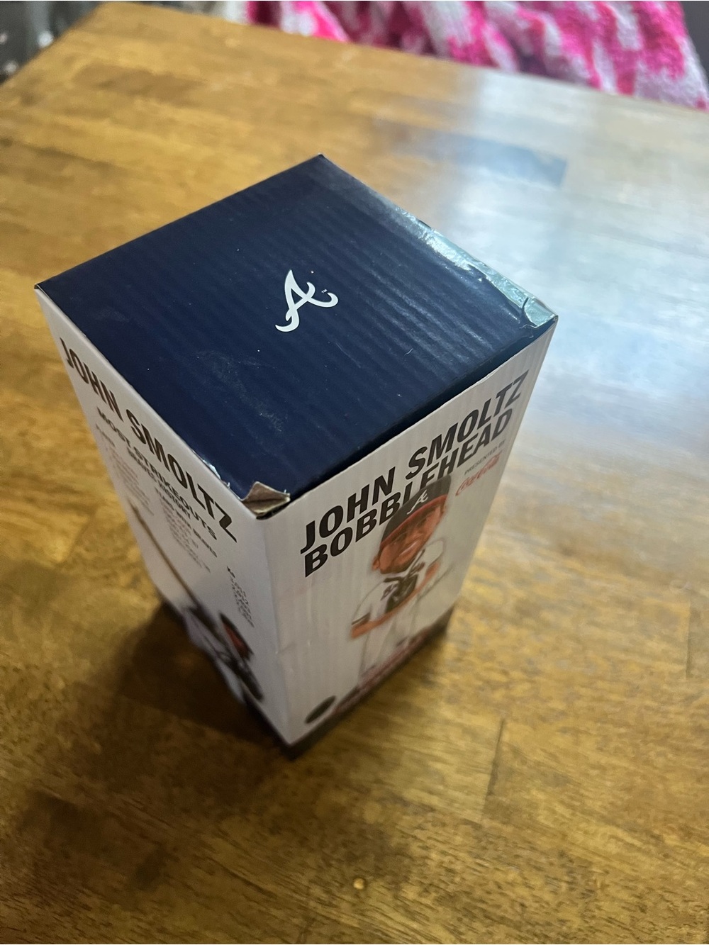 John Smoltz Bobblehead - Coca-Cola Edition, White/Black/Red - Picture 2 of 2